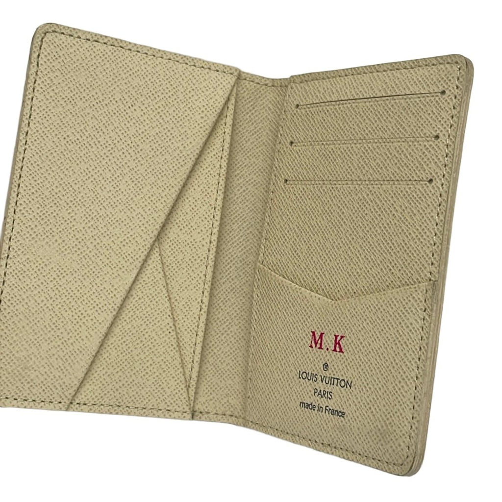Louis Vuitton Card Case Damier Pocket Organizer Azur Initial — view 3
