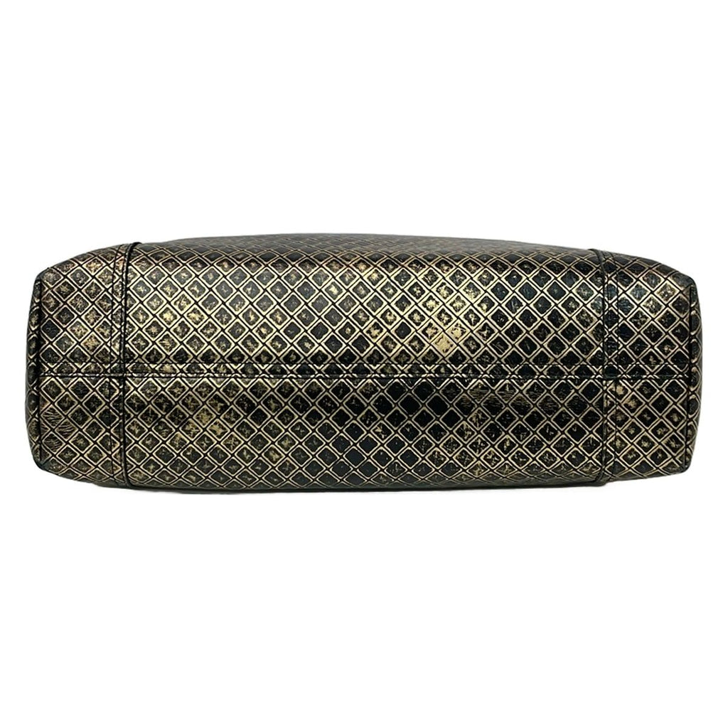 Bottega Veneta Tote Bag Intreciating Omirage Black Gold Leather — view 5