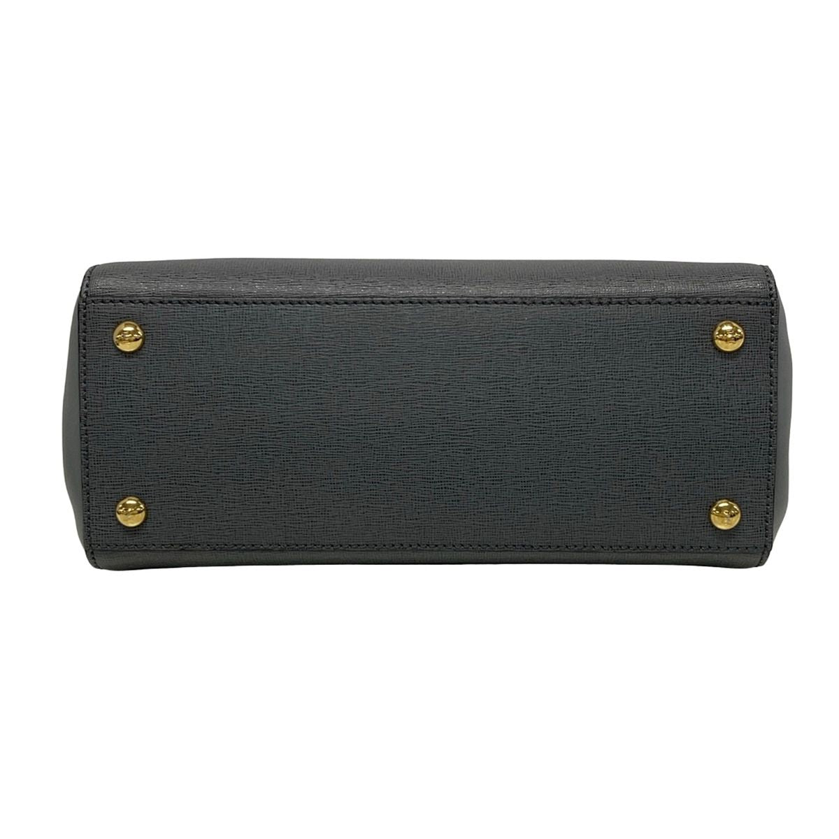 Fendi Tote Bag Petite Toujour Dark Gray Leather — view 5