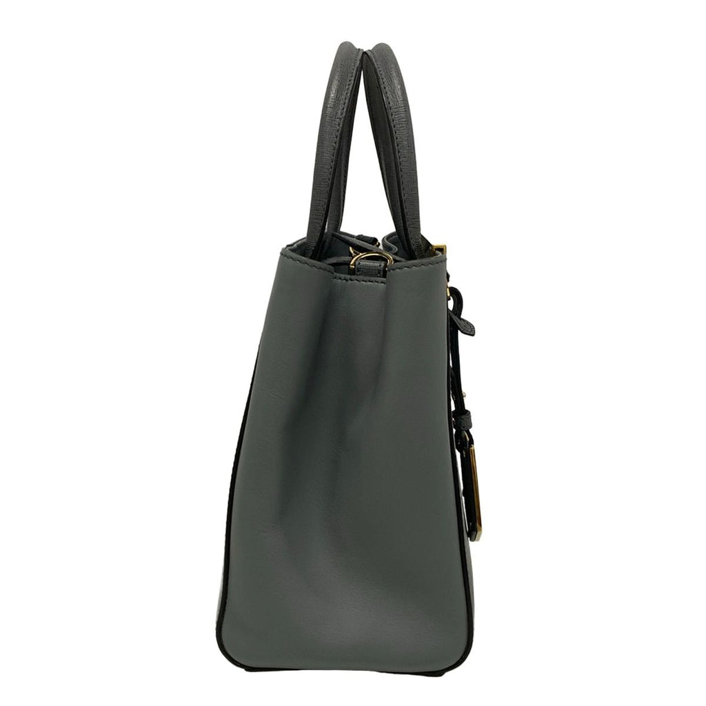 Fendi Tote Bag Petite Toujour Dark Gray Leather — view 2