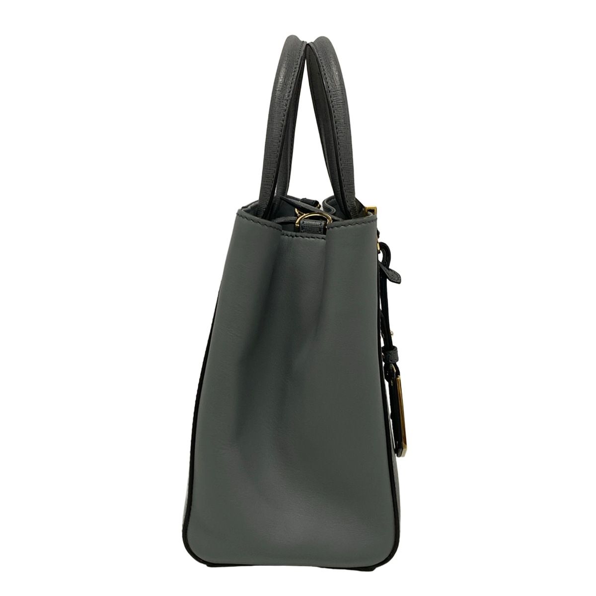 Fendi Tote Bag Petite Toujour Dark Gray Leather — view 2