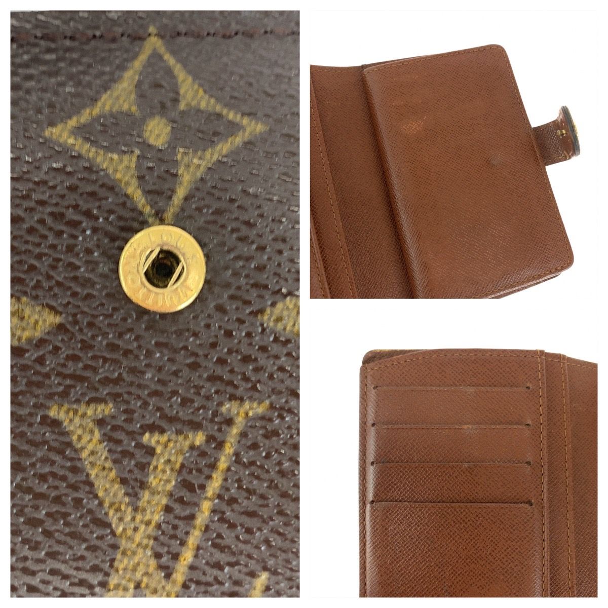 Louis Vuitton Monogram Portefeuille Vienowa Brown Folding Wallet — view 8