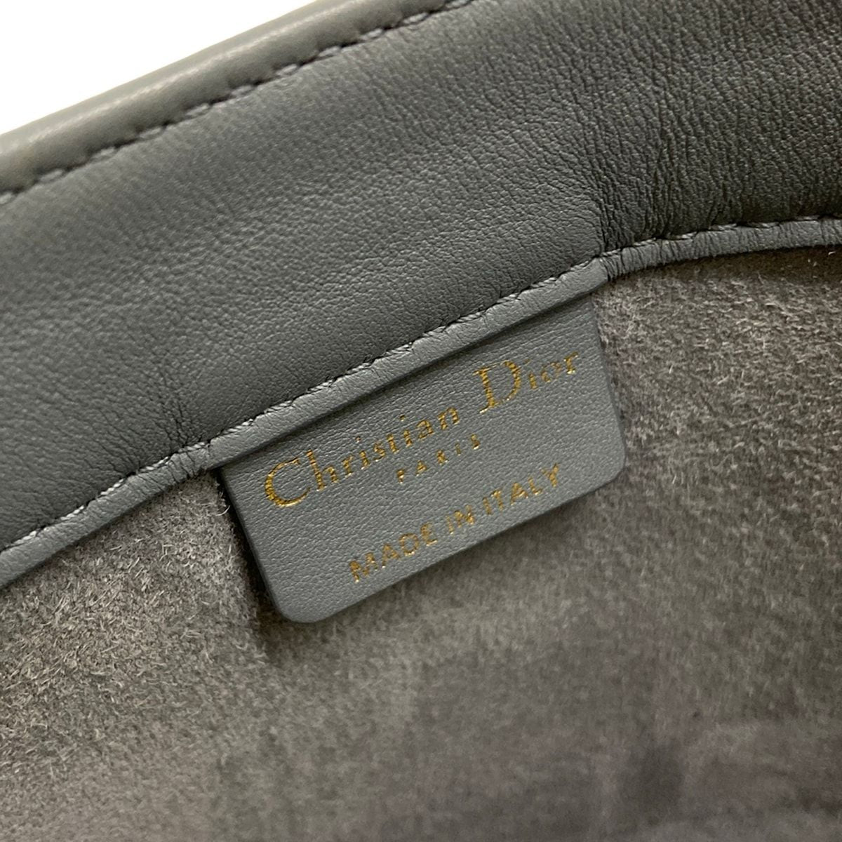Dior Tote Bag Book Vintage Small Zgsb Gray — view 8