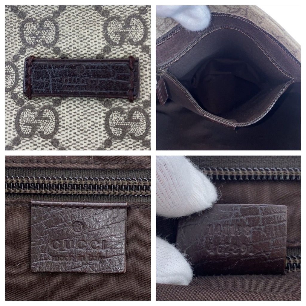 Gucci Beige Brown Silver Shoulder Bag — view 3
