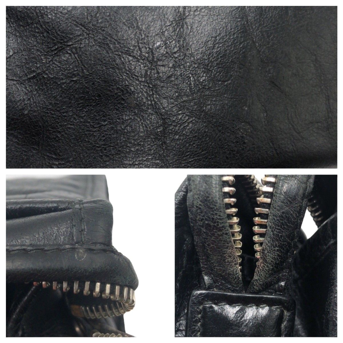 Gucci Interlocking Black Leather Clutch Bag — view 5