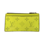 Louis Vuitton Taigarama Coincard Holder Jaune Yellow Coin Case Fragment — view 2