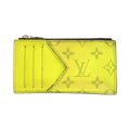 Louis Vuitton Taigarama Coincard Holder Jaune Yellow Coin Case Fragment