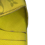 Louis Vuitton Taigarama Coincard Holder Jaune Yellow Coin Case Fragment — view 8