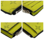 Louis Vuitton Taigarama Coincard Holder Jaune Yellow Coin Case Fragment — view 7