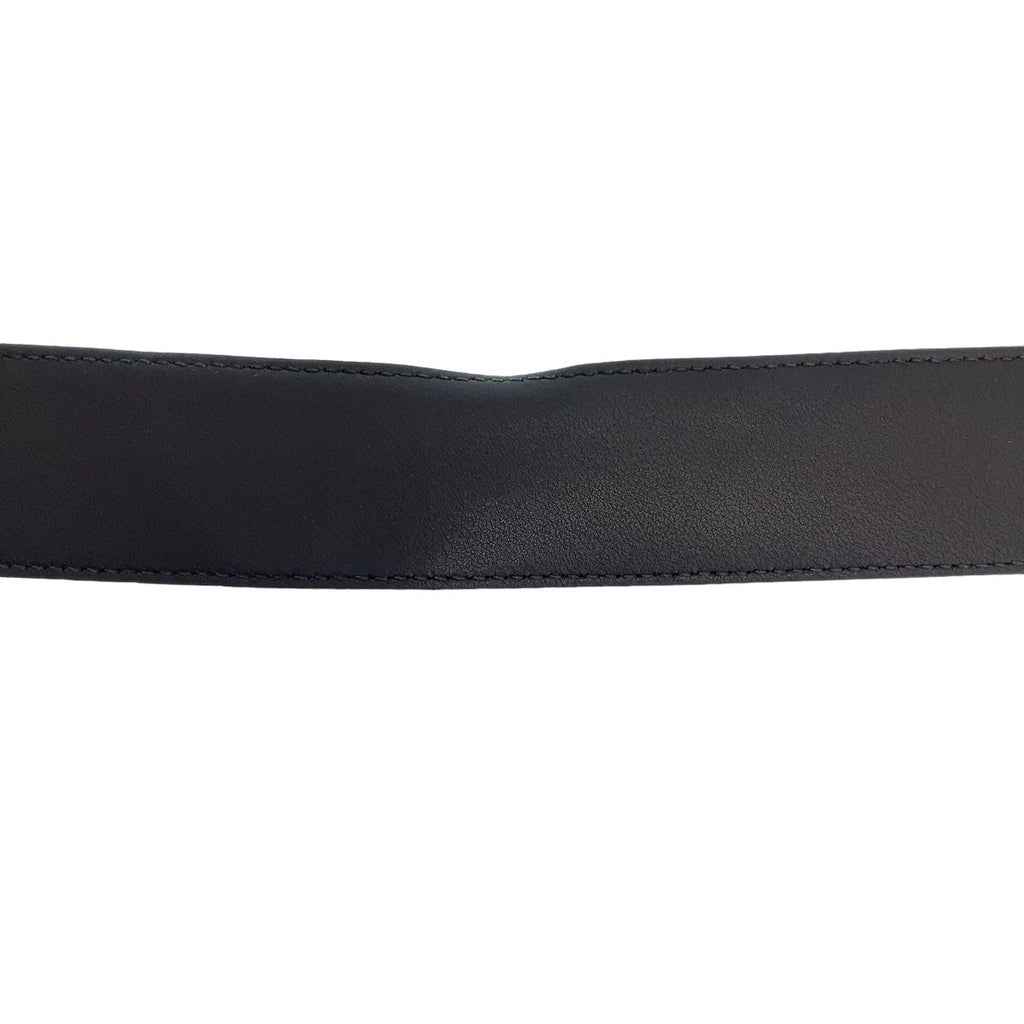 Gucci GG Marmont 85 34 Inch Black Silver Leather Belt Buckle — view 7