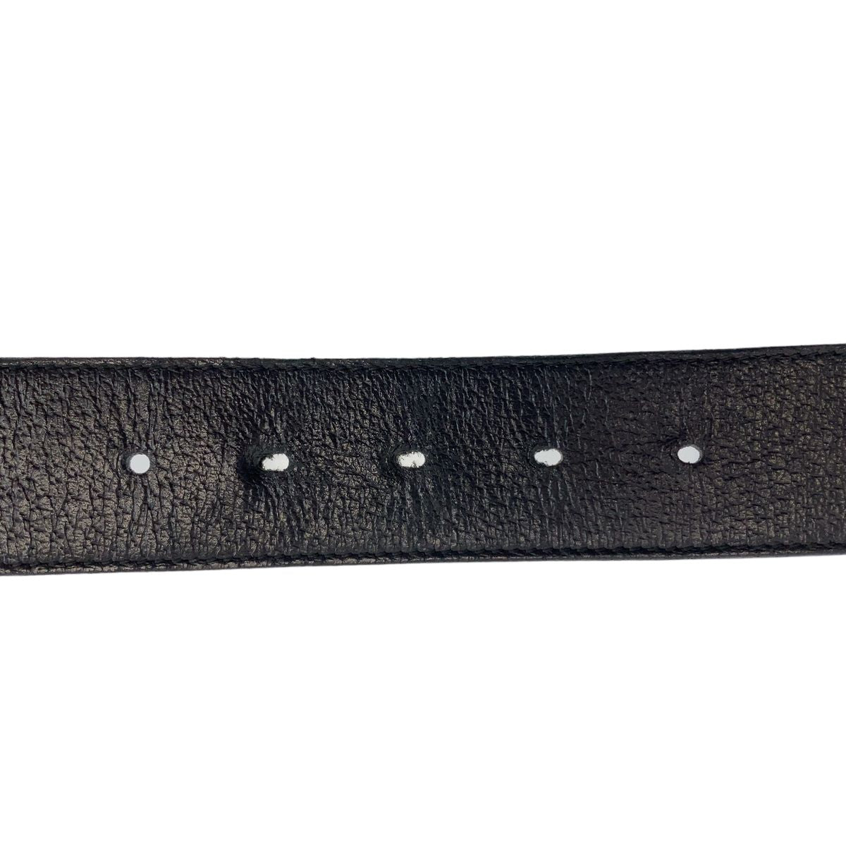 Gucci GG Marmont 85 34 Inch Black Silver Leather Belt Buckle — view 8