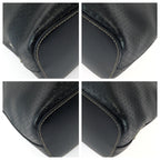 Prada Triangular Black Silver Tote Bag — view 3