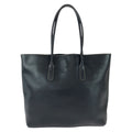 Prada Triangular Black Silver Tote Bag
