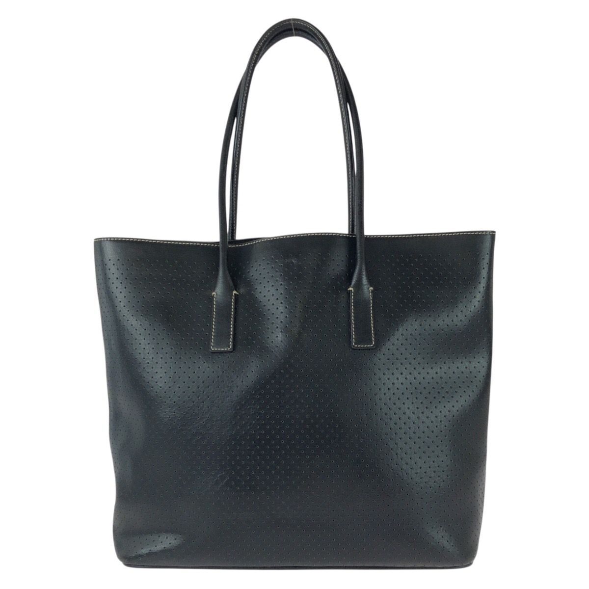 Prada Triangular Black Silver Tote Bag — view 2