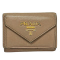 Prada Beige Leather Wallet