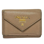 Prada Beige Leather Wallet