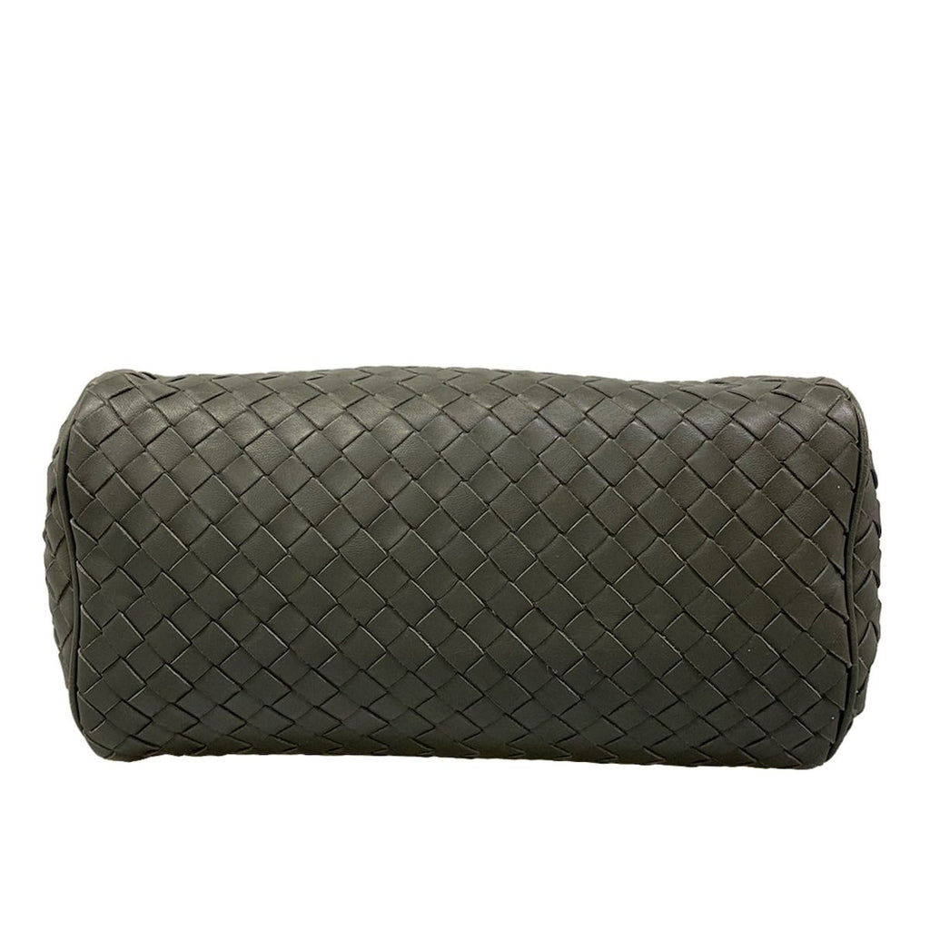 Bottega Veneta Handbag Intrecciato Dark Gray Leather — view 5