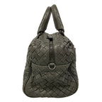 Bottega Veneta Handbag Intrecciato Dark Gray Leather — view 4