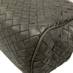 Bottega Veneta Handbag Intrecciato Dark Gray Leather — view 6