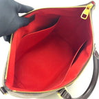 Louis Vuitton Sienna MM Damier Ebene Leather Brown Handbag Gold — view 3
