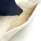 Chanel Coco Ball Mini Quilted Random Lambskin White Shoulder Bag Gold — view 8
