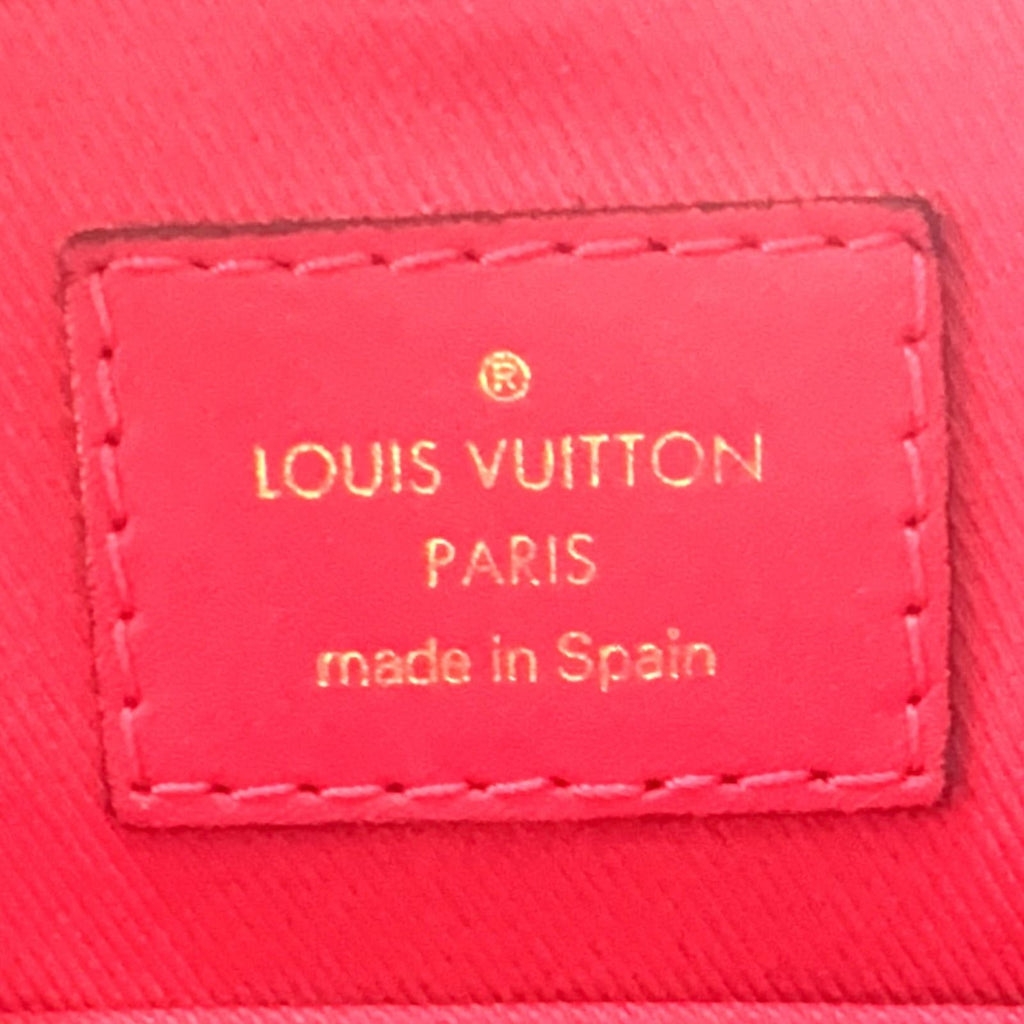 Louis Vuitton Saintonge Monogram Freesia Leather Pink Brown Shoulder Bag Gold — view 4