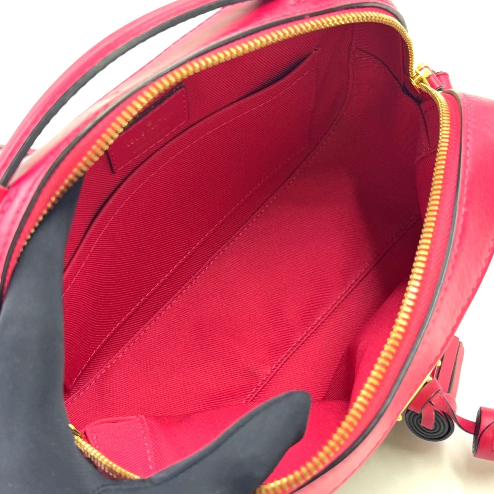 Louis Vuitton Saintonge Monogram Freesia Leather Pink Brown Shoulder Bag Gold — view 3