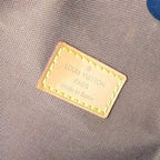 Louis Vuitton Pochette Gange Monogram Leather Brown Light Belt Bag Gold — view 4