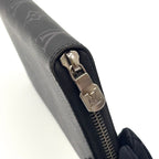 Louis Vuitton Zippy Organizer NM Monogram Eclipse Wallet Leather Black Silver — view 7