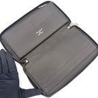 Louis Vuitton Zippy Organizer NM Monogram Eclipse Wallet Leather Black Silver — view 3