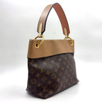 Louis Vuitton Roulis Besace Monogram Leather Brown Beige Gold Shoulder Bag — view 2