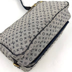 Louis Vuitton Sac Maman Monogram Mini Blue Mother's Canvas Navy Light Gray — view 8