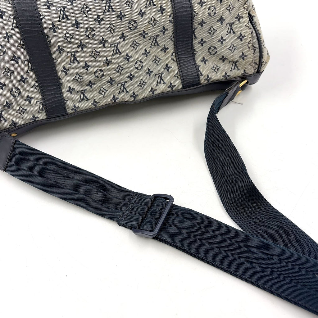 Louis Vuitton Sac Maman Monogram Mini Blue Mother's Canvas Navy Light Gray — view 6
