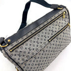 Louis Vuitton Sac Maman Monogram Mini Blue Mother's Canvas Navy Light Gray — view 7