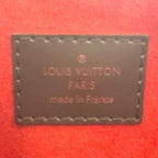 Louis Vuitton Trevi PM Damier Ebene Leather Brown Handbag Gold — view 4