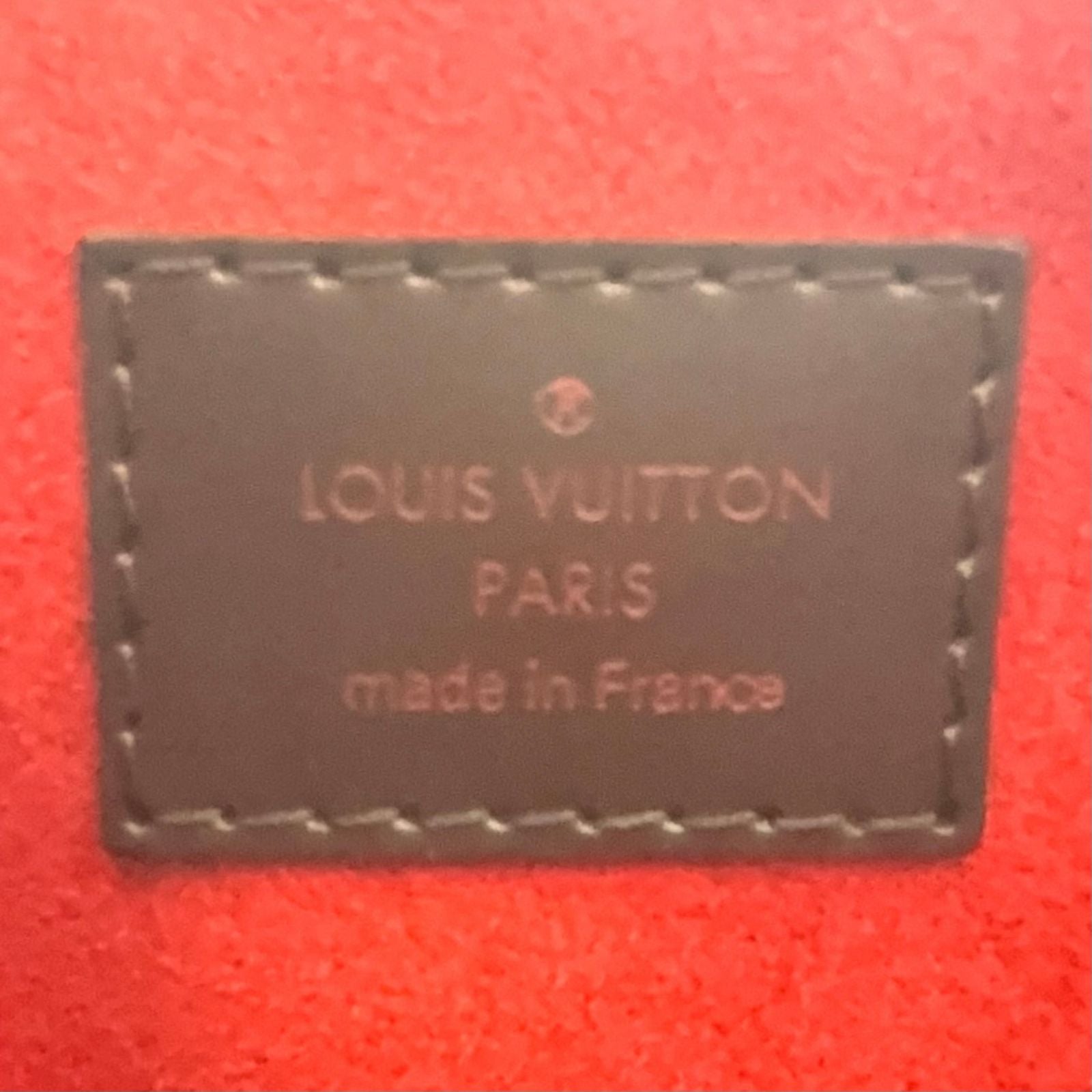 Louis Vuitton Trevi PM Damier Ebene Leather Brown Handbag Gold — view 4