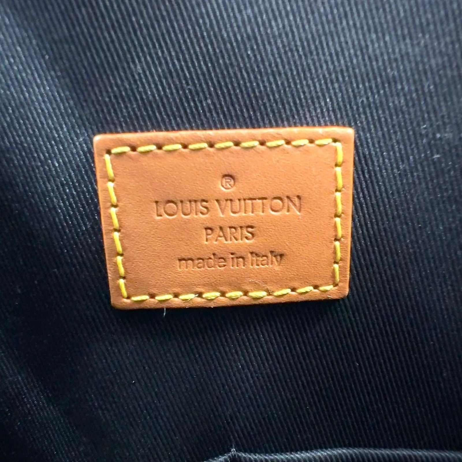 Louis Vuitton Mini Tote Damier Ebene Giant LV Squared Shoulder Bag Leather — view 4