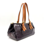 Louis Vuitton Rosewood Avenue Monogram Vernis Amarante Leather Enamel Dark — view 2