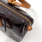 Louis Vuitton Rosewood Avenue Monogram Vernis Amarante Leather Enamel Dark — view 8