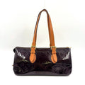 Louis Vuitton Rosewood Avenue Monogram Vernis Amarante Leather Enamel Dark