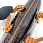Louis Vuitton Rosewood Avenue Monogram Vernis Amarante Leather Enamel Dark — view 6