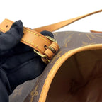 Louis Vuitton Bucket PM Monogram Leather Brown Light Shoulder Bag Gold — view 7