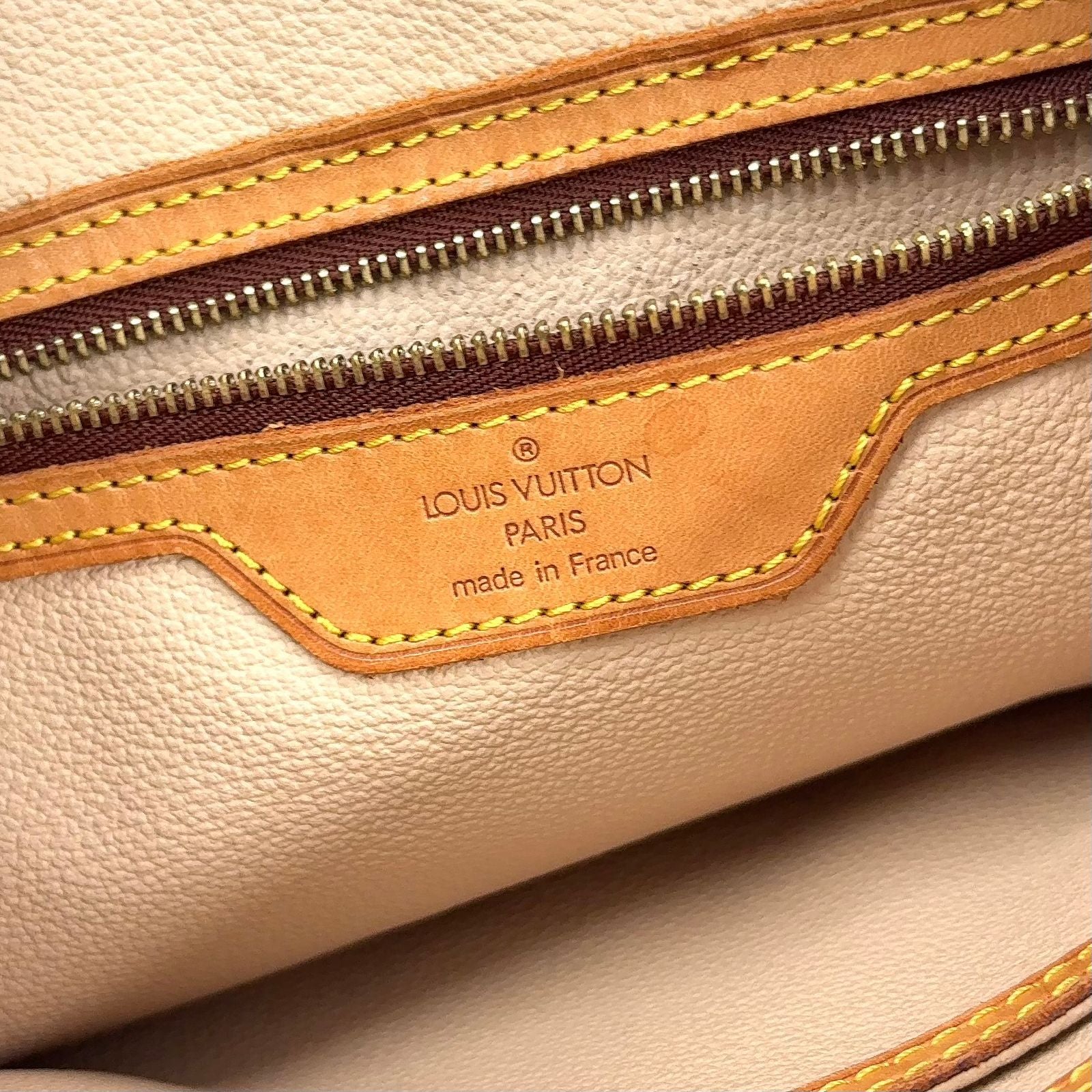 Louis Vuitton Bucket PM Monogram Leather Brown Light Shoulder Bag Gold — view 4