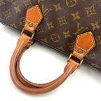 Louis Vuitton Speedy 30 Monogram Leather Brown Light Handbag Gold — view 6
