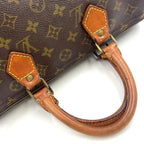 Louis Vuitton Speedy 30 Monogram Leather Brown Light Handbag Gold — view 5