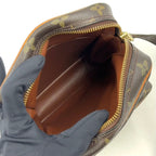 Louis Vuitton Amazon Monogram Leather Brown Shoulder Bag Gold — view 3
