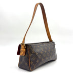 Louis Vuitton Viva Cite MM Monogram Blurry Leather Brown Shoulder Bag Gold — view 2