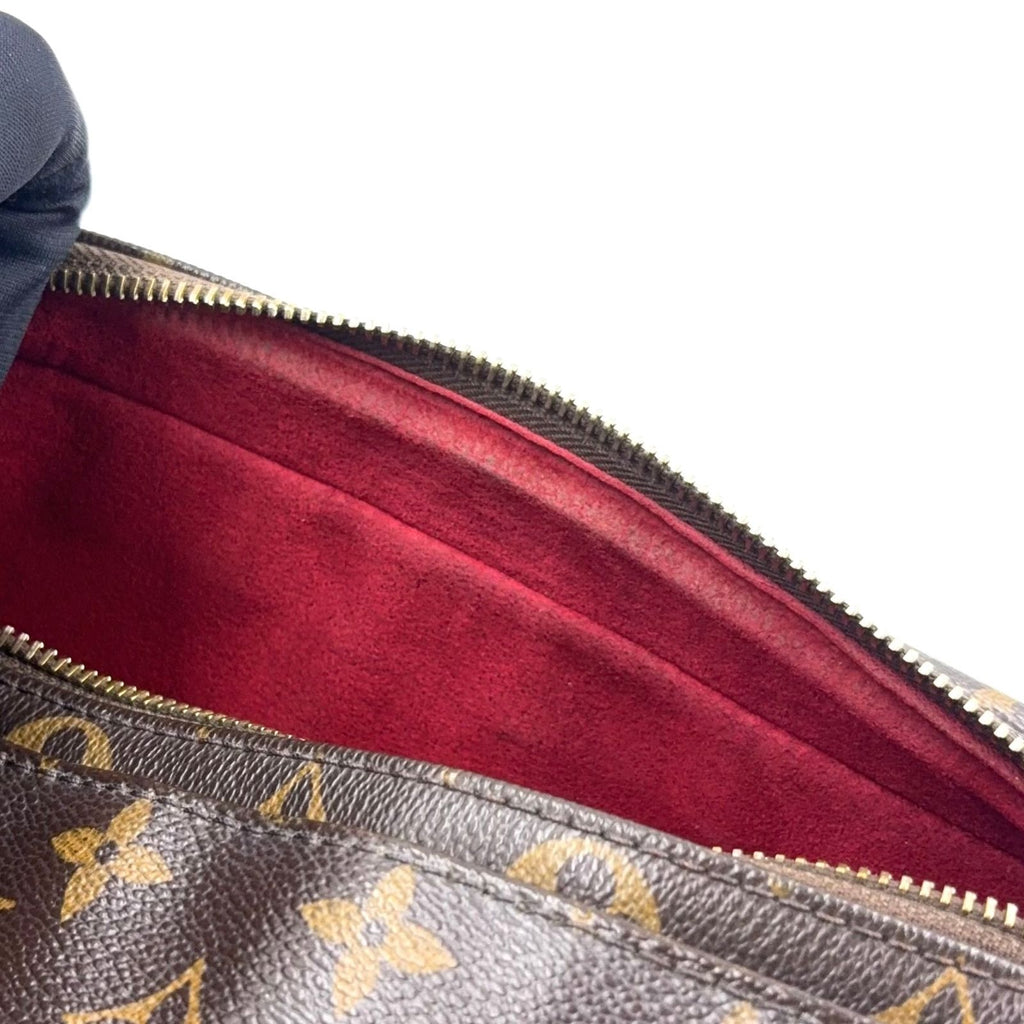 Louis Vuitton Viva Cite MM Monogram Blurry Leather Brown Shoulder Bag Gold — view 5
