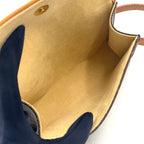 Louis Vuitton Pochette Twin PM Monogram XS Leather Brown Shoulder Bag Gold — view 3