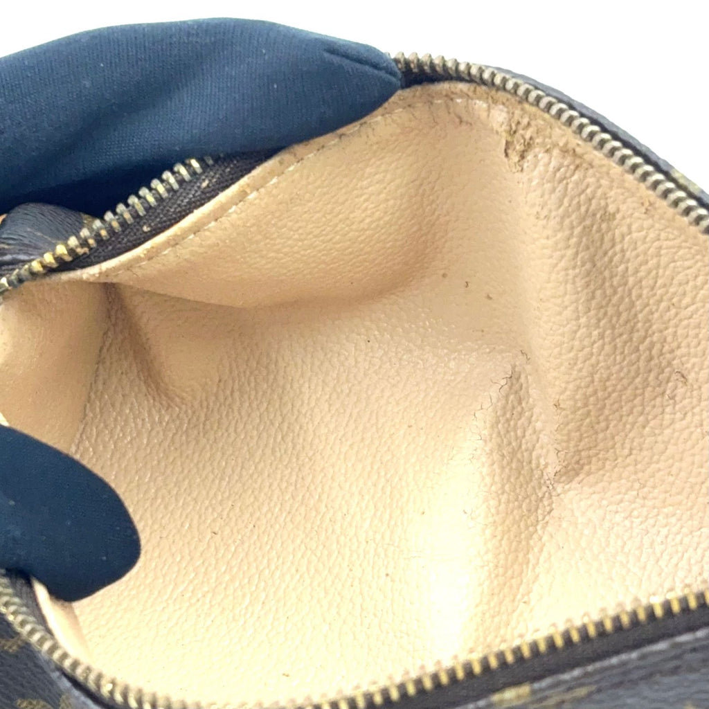 Louis Vuitton Trousse Monogram Leather Brown Pouch Gold — view 6
